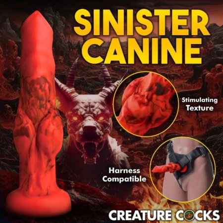 (image for) Fire Hound Silicone Dildo - Small