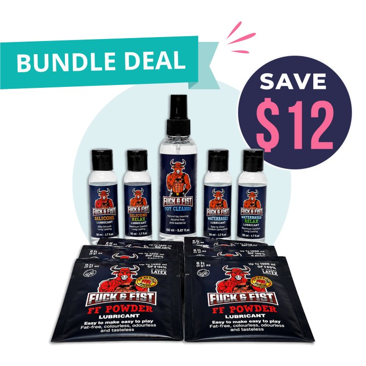 (image for) Fuck & Fist Lubricant + Toy Cleaner Value Bundle