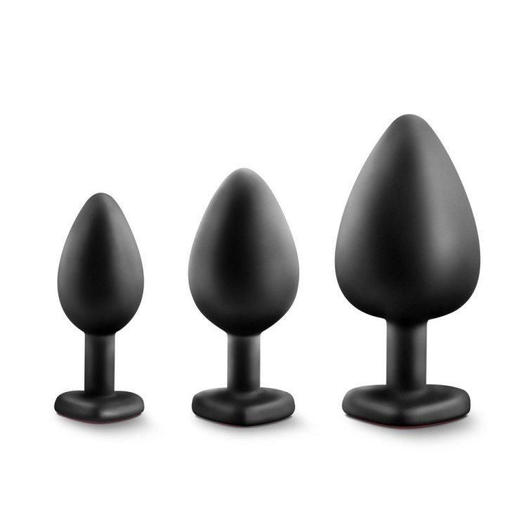 (image for) Luxe Bling Plugs Traing Kit Blk wRed Gem