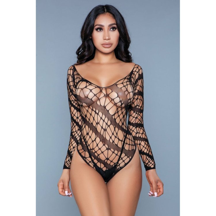 (image for) Let Me Love You Bodysuit - Black