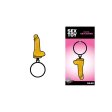 (image for) Gold Glitter Dildo Keychain *