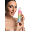 (image for) Lollicock 7" GID Rainbow Silicone Dildo*