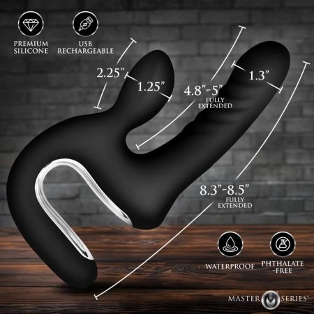 (image for) Thrust Pounder Thrusting Silicone Vibrator