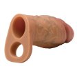(image for) Enhancers Silicone Penis Extension Sleeve - Tan