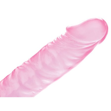 (image for) Adam & Eve Pink Jelly Slim Dildo
