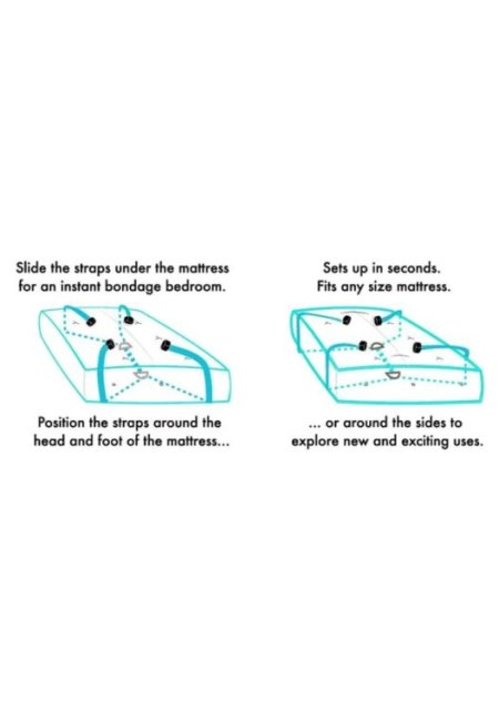 (image for) Bed Bondage Restraint Kit