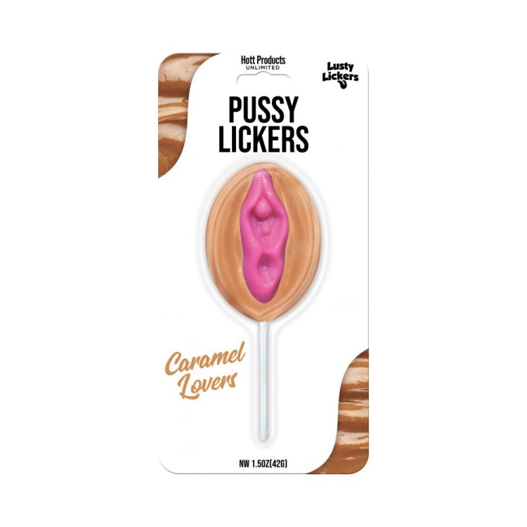 (image for) Lusty Lickers Pussy Pop - Caramel