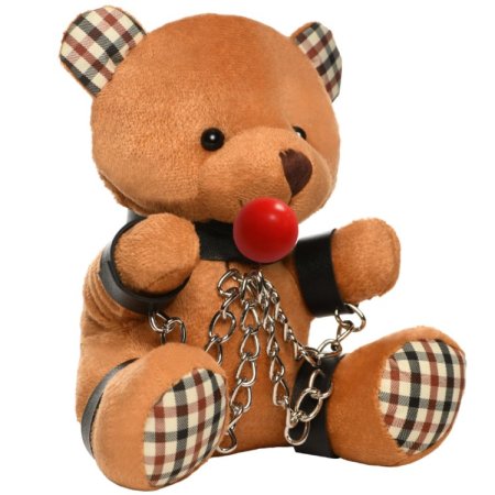 (image for) Gagged Bondage Teddy Bear Plush