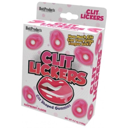 (image for) Clit Lickers Clit-Shape Raspbery Gummies