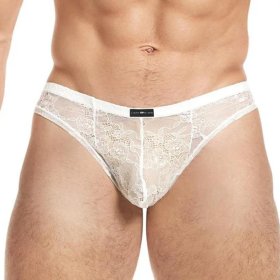 LACE KING Lace Bikini - White SM