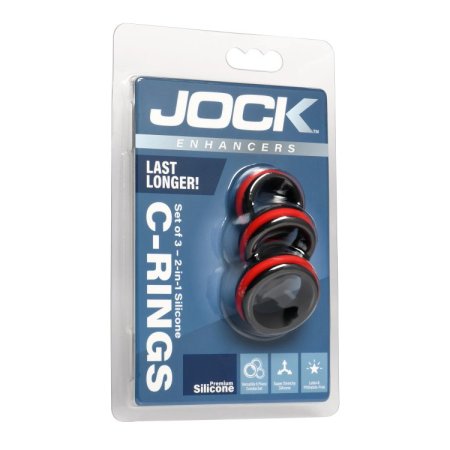 (image for) Enhancers 2-in-1 Silicone Cock Ring Set of 3