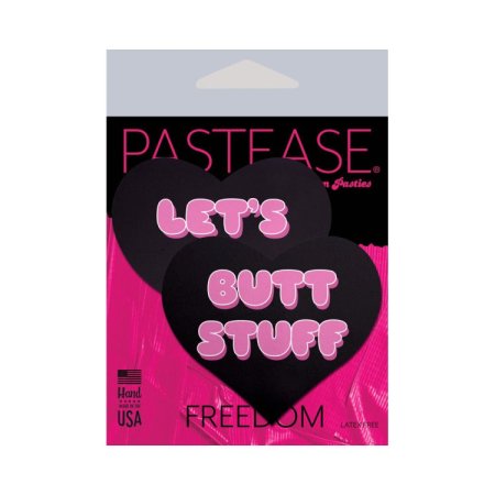 (image for) 'Let's Do Butt Stuff' Black & Pink Heart