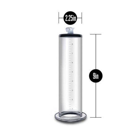 (image for) Performance - 9" x 2.5" Penis Pump Cylinder - Clear