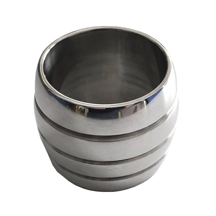 (image for) Stainless Steel Round Cock Ring 45mm by 45mm