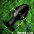 (image for) Creature Eye Green Eye Silicone Butt Plug - Small