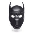 (image for) Spike Neoprene Puppy Hood - Black