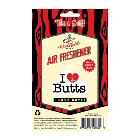 (image for) I Love Butts Air Freshner