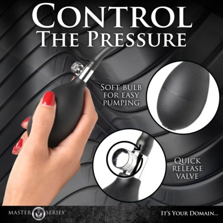 (image for) Ass Puffer Nubbed Inflatable Silic. Plug