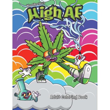 (image for) High AF Colouring Book