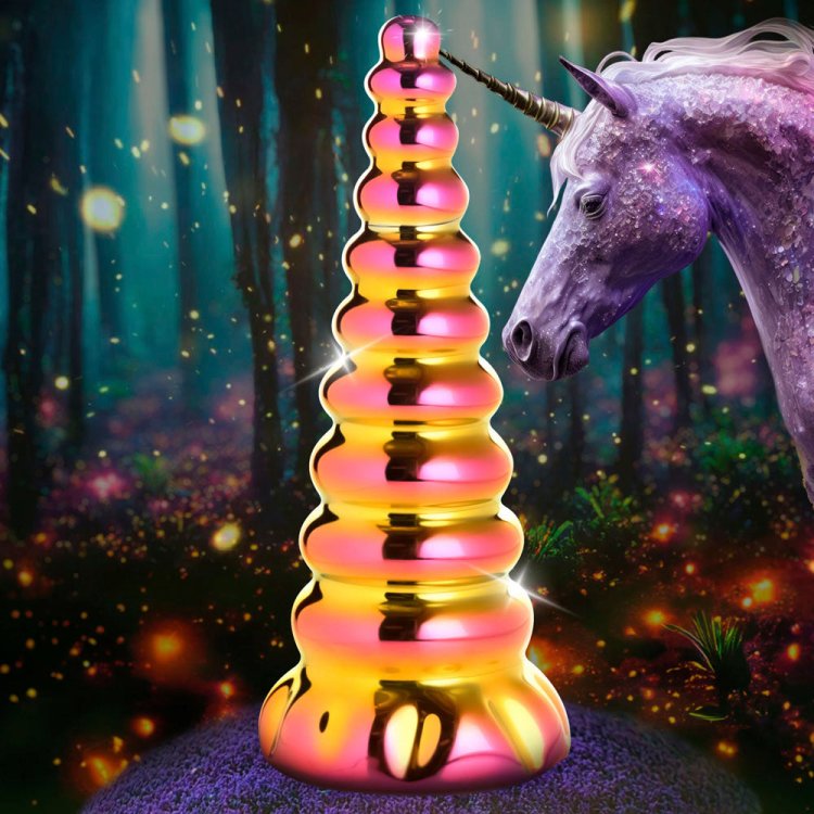 (image for) Twilight Rainbow Glass Dildo