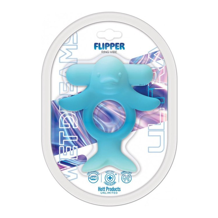 (image for) Flipper Dolphin Cock Ring Vibe - Wet Dreams Ultra