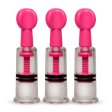 (image for) MAXtwist Clit & Nipple Triple Sucker Set - Pink
