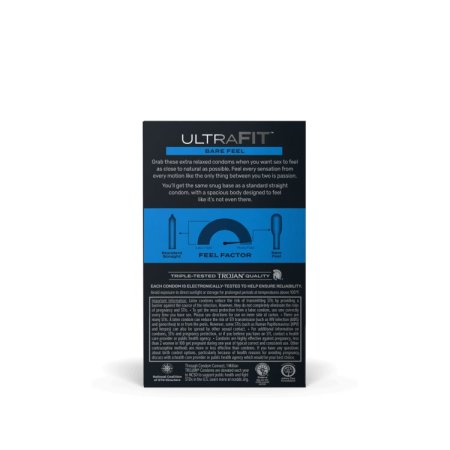 (image for) Trojan UltraFit Bare Feel Condoms - 10ct