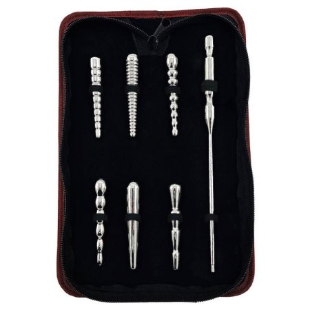 (image for) Stainless Steel Penis Plug Set with Handle