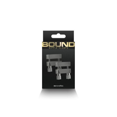 (image for) Bound Nipple Clamps - V1 - Gunmetal