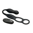 (image for) Hyper Thrusting and Vibrating Anal Plug with C-Ring