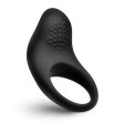 (image for) Vibrating Silicone Cock Ring - Black