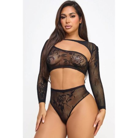 (image for) Rose Bodystocking Set