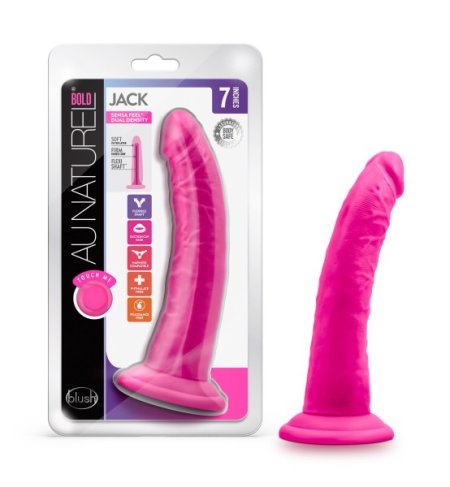 (image for) Au Naturel Bold Jack 7" Dildo - Pink