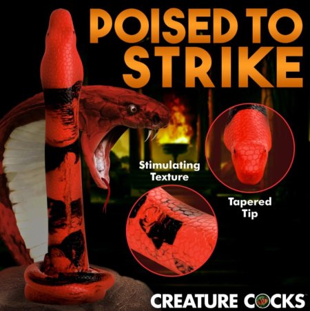 (image for) King Cobra - Large 14" Silicone Dong