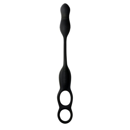 (image for) Hyper Thrusting and Vibrating Anal Plug with C-Ring