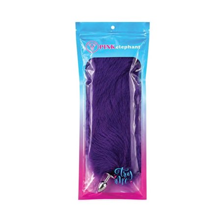 (image for) Foxtail Plug - Medium - BRIGHT PURPLE