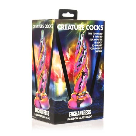 (image for) Enchantress Rainbow Glass Dildo
