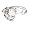 (image for) Stainless Steel Chasity Cock Cage with Padlock
