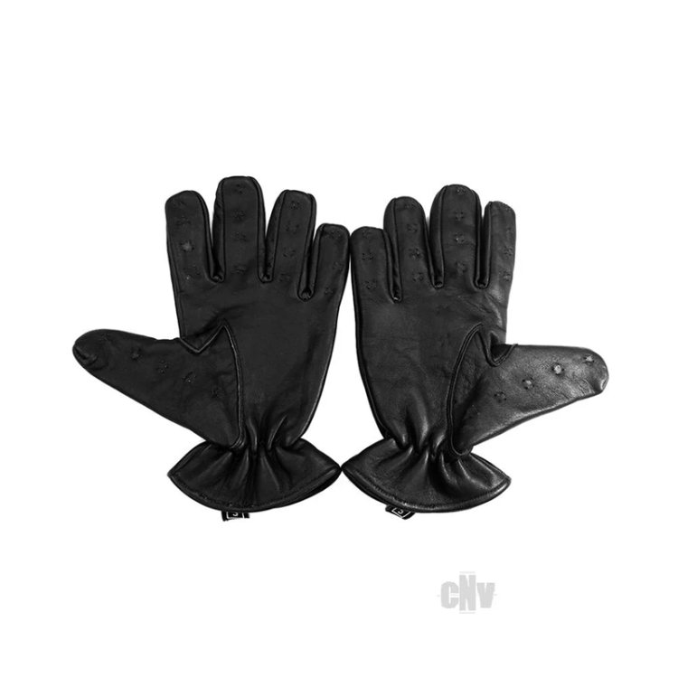 (image for) Leather Vampire Gloves Extra Large Black