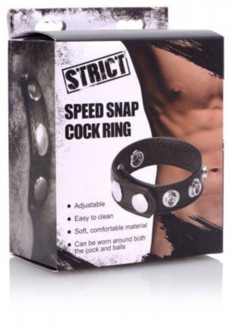 (image for) Speed Snap Leather Cock Ring