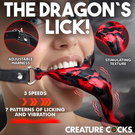 (image for) Silicone Barbed Tongue - Red
