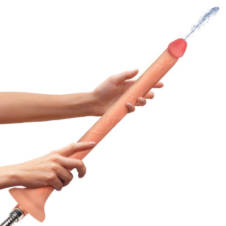 (image for) 12\" Slim Silicone Enema Hose