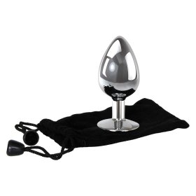 Adam & Eve Clear Gem Anal Plug Large