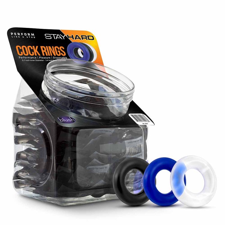 (image for) Stay Hard Donut Rings - 50 pc Display