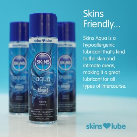 (image for) Skins Aqua Water Based Lubricant 4.4oz