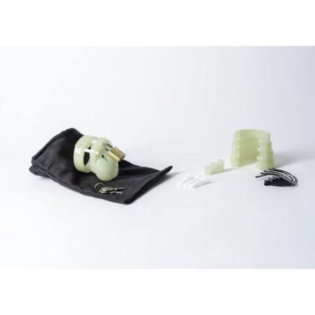 (image for) Mini-Me Cock Cage Kit - Glow in Dark