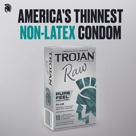 (image for) Trojan Raw Pure Feel Non-Latex 10pk
