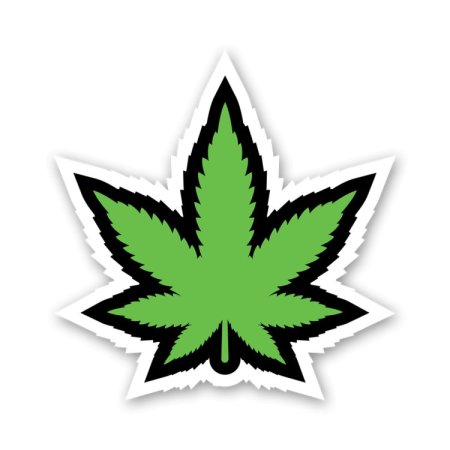 (image for) Green Leaf Sticker