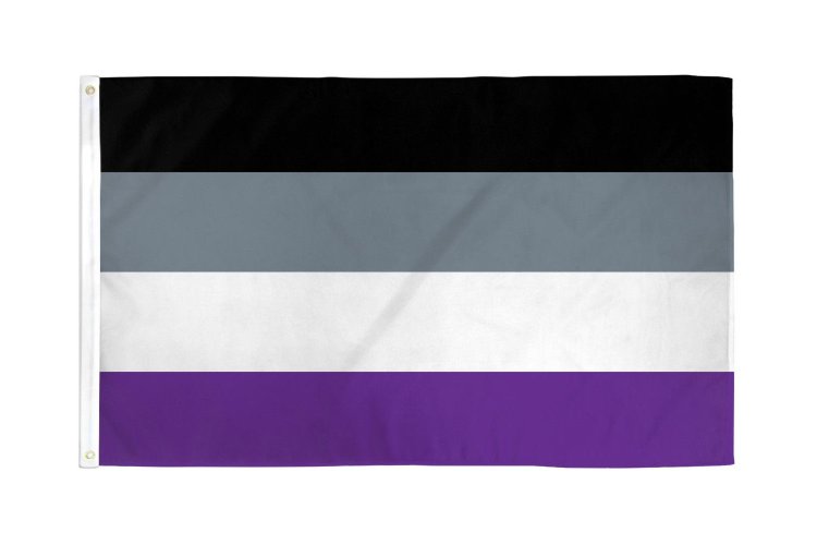 (image for) Asexual Flag 3\' X 5\' Polyester