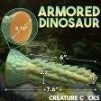 (image for) Stegosaurus Spiky Reptile Silicone Dildo